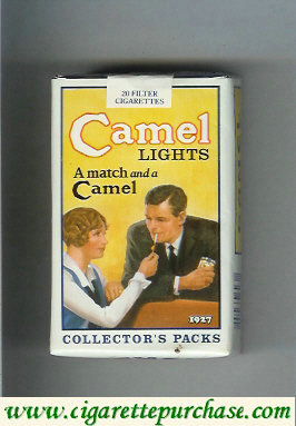 Camel Collectors Packs 1927 Lights cigarettes soft box